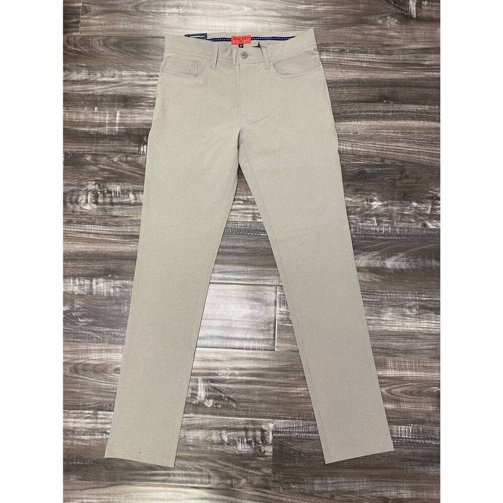 NEW HALSEY 44 men's straight leg pants in light grey